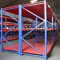 metallic warehouse shelving heavy duty rack stand  shelves