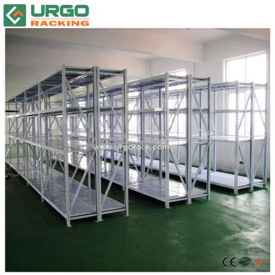 Factory steel storage medium duty racking with shelves